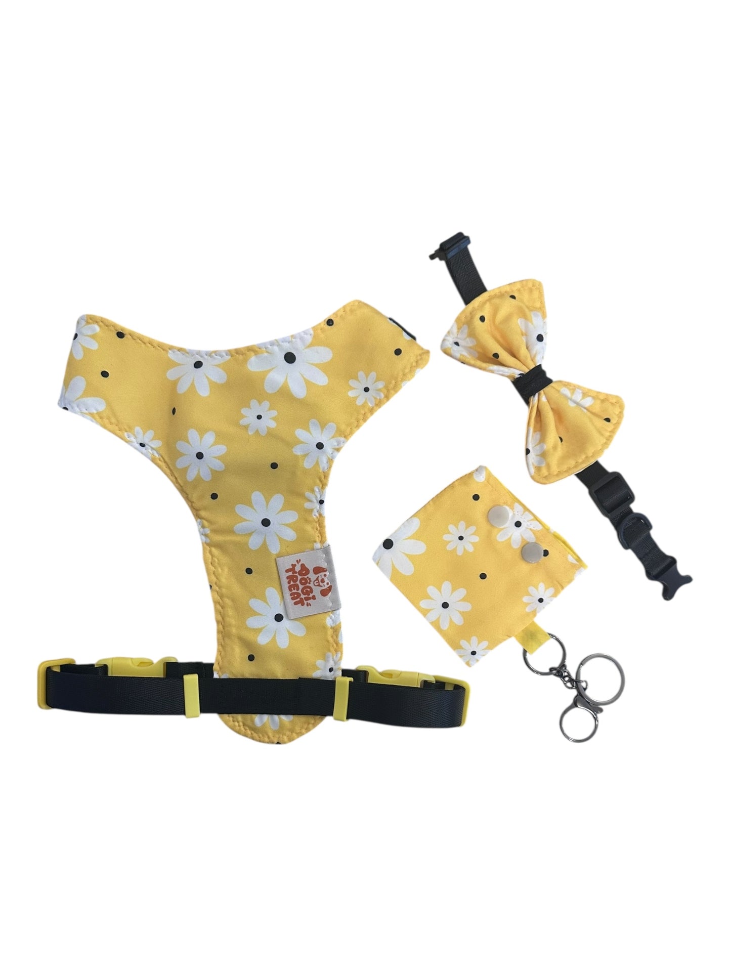 Sunny Daisy Dog Harness-Adjustable, Comfortable & Stylish