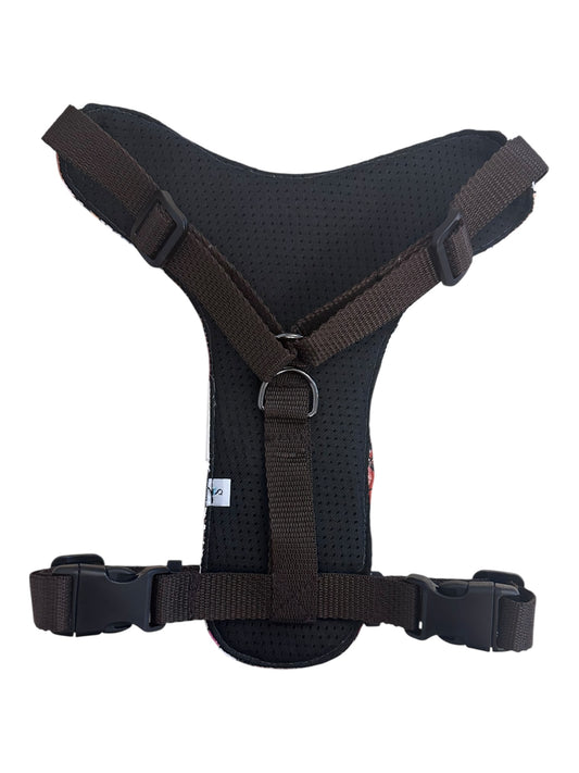 Cartoon Dogs Print Harness-Adjustable,Comfortable& Stylish