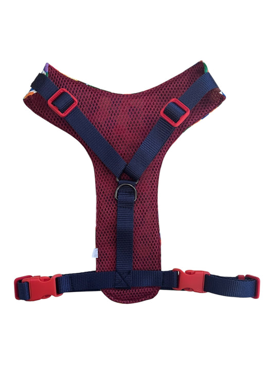 Colorful Polka Dot Dog Harness-Adjustable, Comfortable & Stylish