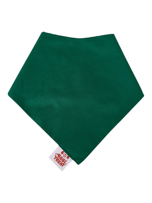 Polka Dots - Green and Blue Bandana