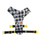 Plaid Bee & Daisy Dog Harness - Adjustable,Comfortable & Stylish