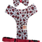 Ladybug Print Dog Harness - Adjustable, Comfortable & Stylish