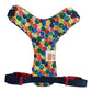 Colorful Polka Dot Dog Harness-Adjustable, Comfortable & Stylish