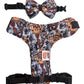 Dog Breeds Print Harness-Adjustable, Comfortable&Stylish
