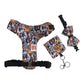 Dog Breeds Print Harness-Adjustable, Comfortable&Stylish