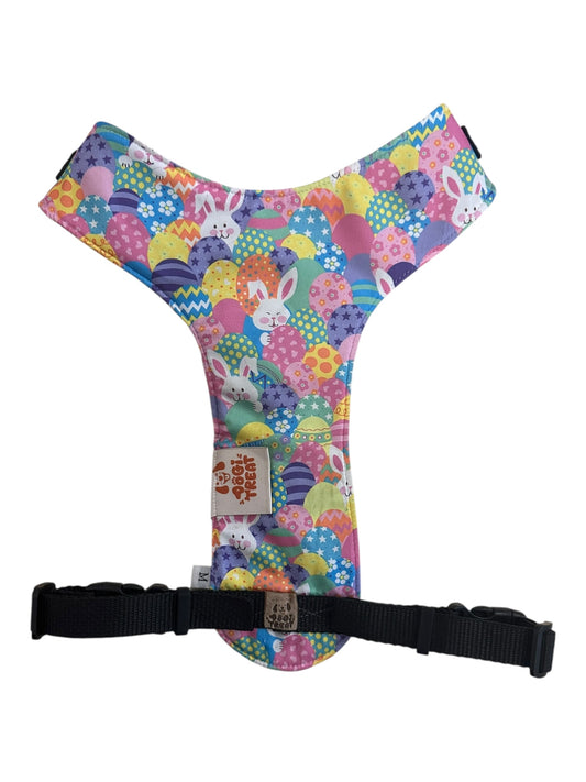 Easter Bunny&Eggs Dog Harness-Adjustable,Comfortable & Stylish