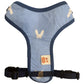 Striped Bunny Dog Harness - Adjustable, Comfortable & Stylish