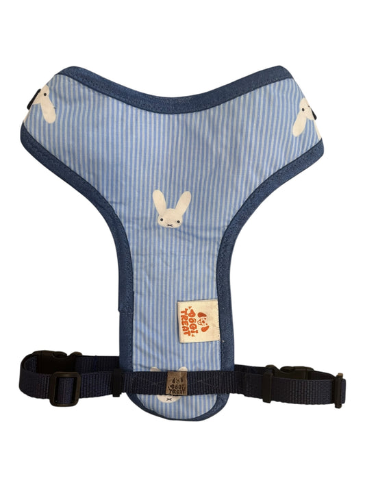 Striped Bunny Dog Harness - Adjustable, Comfortable & Stylish
