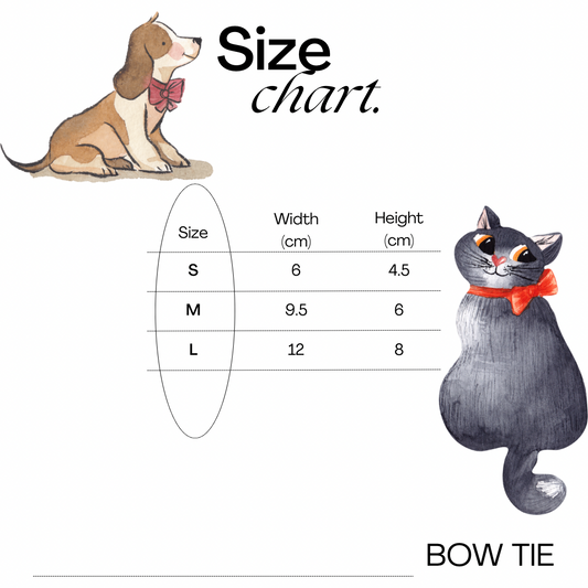 Cartoon Dog Bow Tie-Fun Puppy & Bone Print Collar Accessory