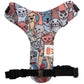 Pets Print Dog Harness-Adjustable, Comfortable & Stylish