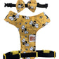 Bold Bee Print Dog Harness – Adjustable, Comfortable & Stylish