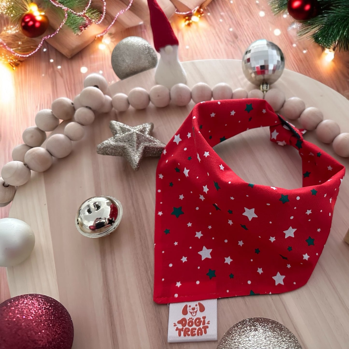 Christmas Basics Stars - Red Bandana