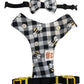 Plaid Bee & Daisy Dog Harness - Adjustable,Comfortable & Stylish