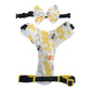 Bee Print Dog Harness – Adjustable, Comfortable & Stylish