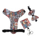 Pets Print Dog Harness-Adjustable, Comfortable & Stylish