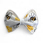 Bumblebee Dog Bow Tie-Yellow & White Honeybee Print