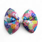 Easter Bunny Dog Bow Tie-Colorful Egg Print Collar Accessory