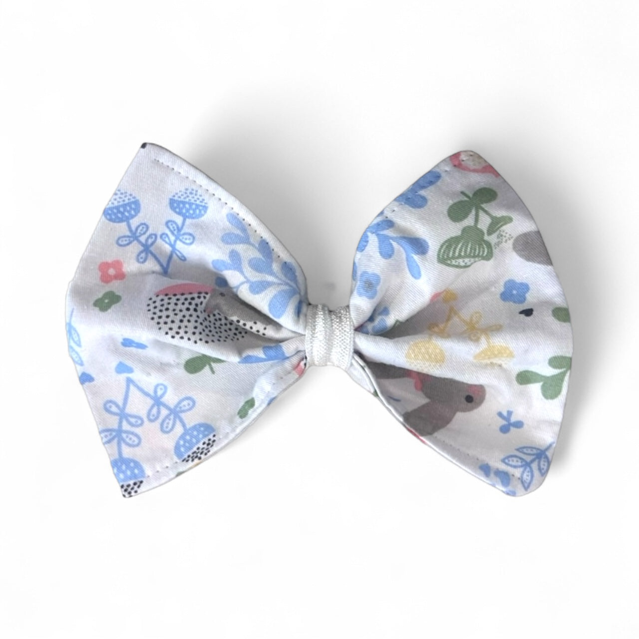 Woodland Critters Dog Bow Tie-Forest Print Collar Accessory
