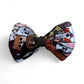 Cartoon Dog Faces Bow Tie-Colorful Pet Collar Accessory