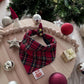 Christmas Metallic Yarn Bandana
