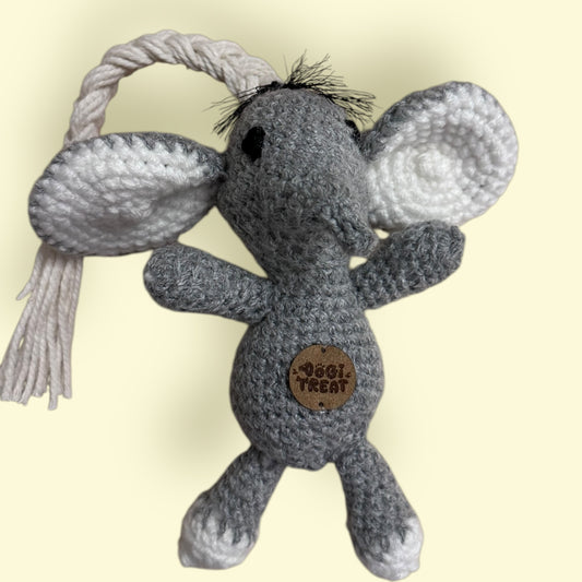 Dog Toy-Crochet Baby Elephant