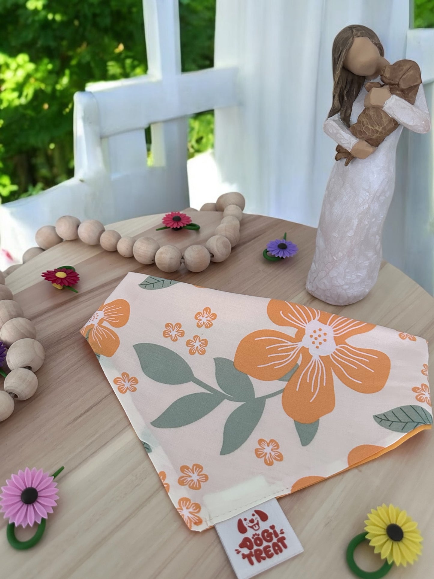 Golden Bloom Bandana