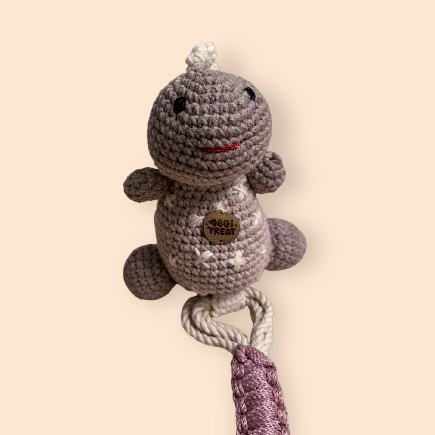 Dog Toy-Crochet Baby Dinosaur